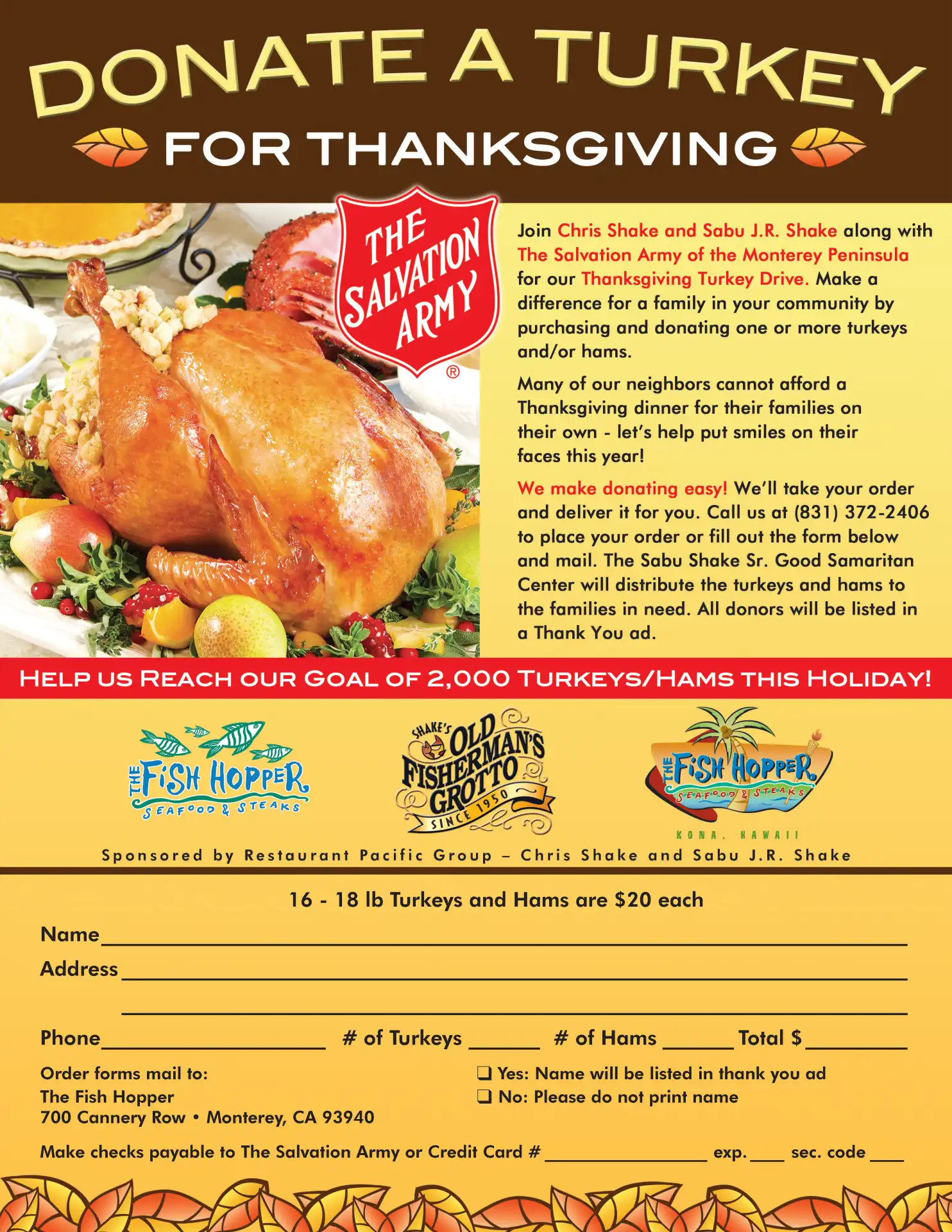 Fish Hopper Turkey Drive 2023